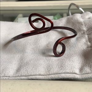 Hand made metal cuff bracelet